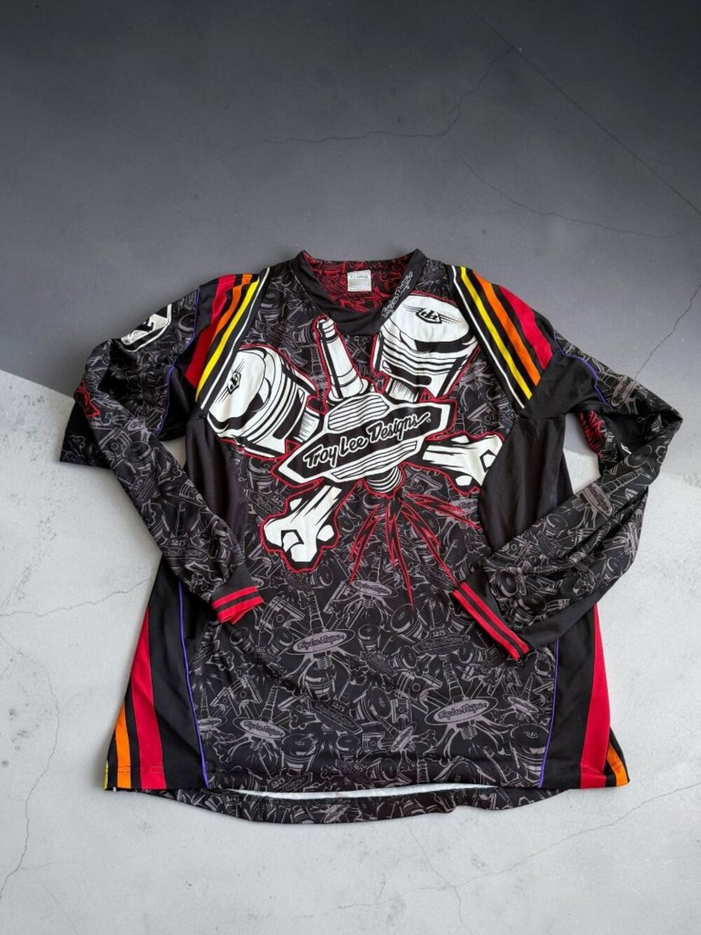 TROY LEE DESIGNS Men’s MTB Bike Long Sleeve Jersey Size XL